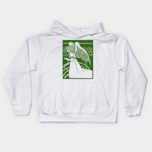 Art Nouveau Angel Kids Hoodie